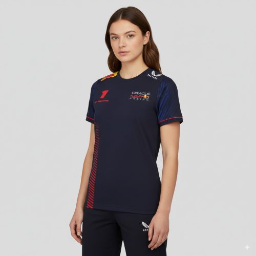 Red Bull Racing 2023 Max Verstappen, környakú póló,Női