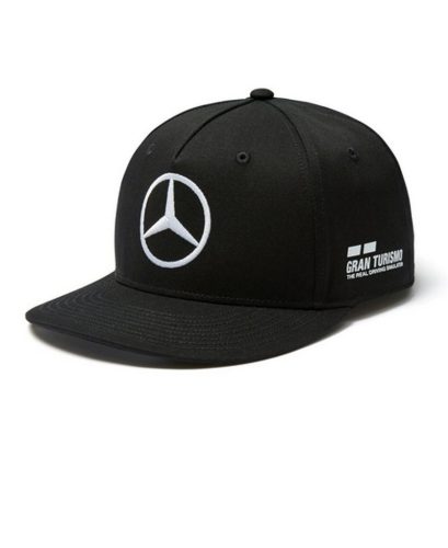 2018 Mercedes Lewis Hamilton Flatbrim Sapka Fekete