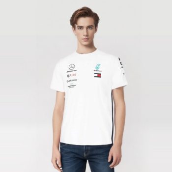 2019 Mercedes Gyerek Környakú Csapat Póló Fehér