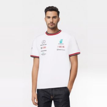 Mercedes 2022 Környakú Csapat Póló