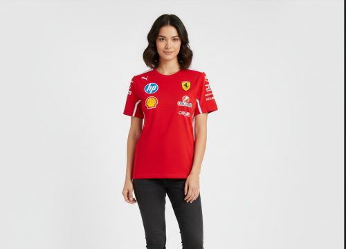 Scuderia Ferrari 2025 Csapat Női Környakú póló