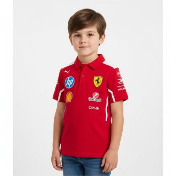 Scuderia Ferrari 2025 Csapat Gyerek Galléros póló