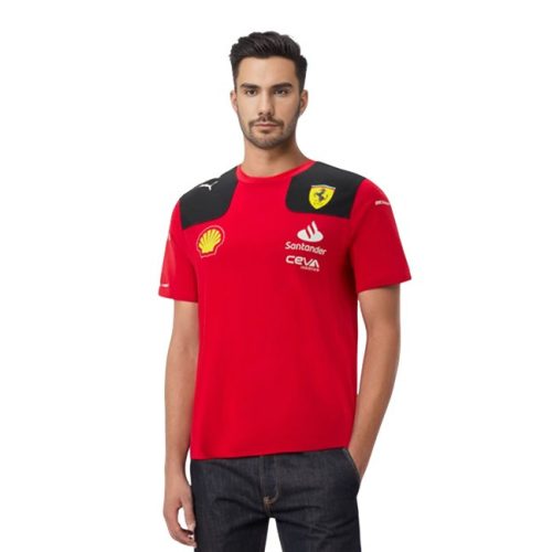 2023 Scuderia Ferrari Környakú Csapat Póló