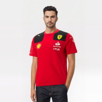 2023 Scuderia Ferrari Környakú Póló Sainz