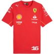 Scuderia Ferrari 2024 Leclerc környakú póló
