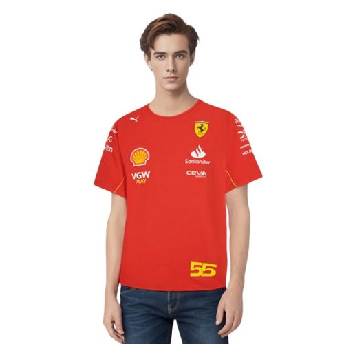 Scuderia Ferrari 2024 Sainz környakú póló