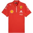 Scuderia Ferrari 2024 Gyerek Csapat Galléros Póló