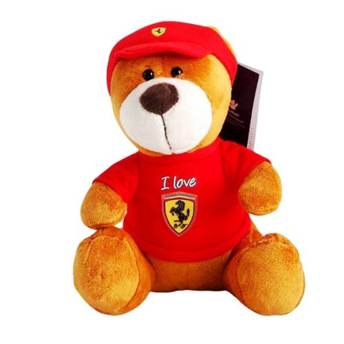 Piros Ferrari Teddy Plüss Maci 30cm