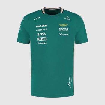 Aston Martin 2025 Fernando Alonso környakú póló