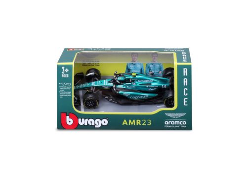 Bburago 1 /43 F1 versenyautó - Aston Martin AMR23 (#14) Fernando Alonso