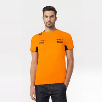 McLaren 2023 Környakú Póló Narancssárga
