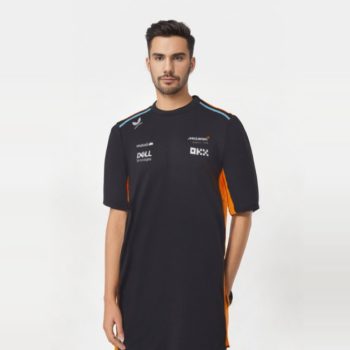McLaren 2023 Környakú Póló Szürke