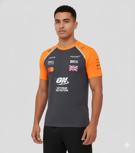 McLaren F1 2025 Team Set up Norris Környakú Póló