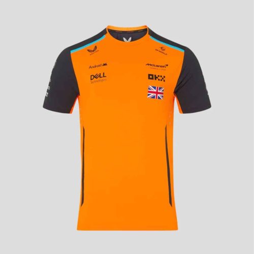 Mclaren 2024 Lando Norris Környakú póló, gyerek