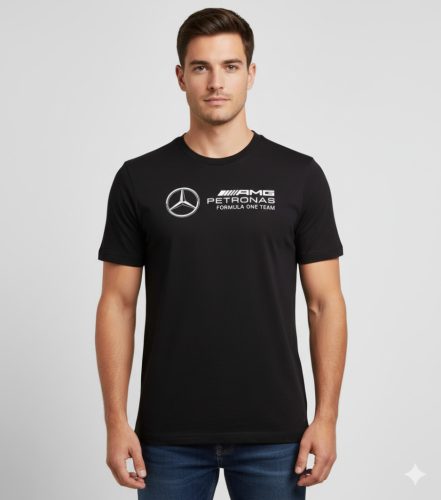Mercedes Logo környakú póló