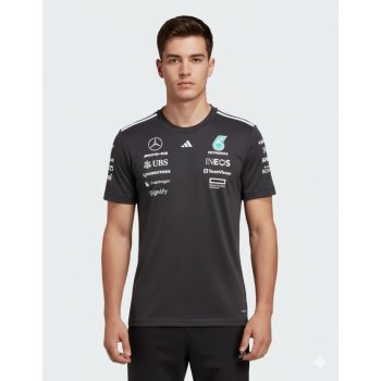 Mercedes 2025 környakú póló