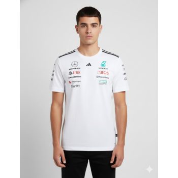 Mercedes 2025 Csapat környakú póló