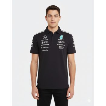 Mercedes 2025 Csapat Galléros póló