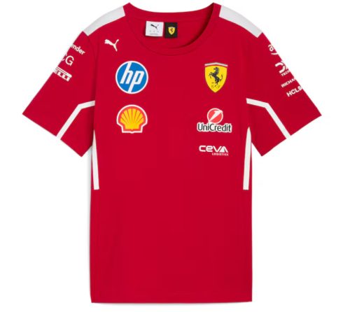 Scuderia Ferrari 2025 Csapat környakú póló