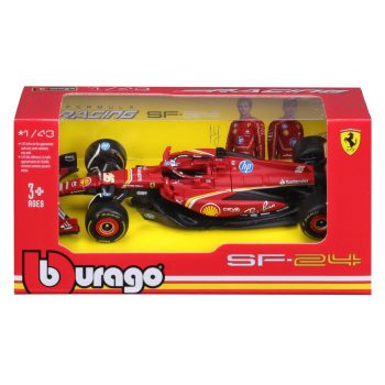   Bburago 1 /43 F1 versenyautó - Ferrari SF-24 Charles Leclerc
