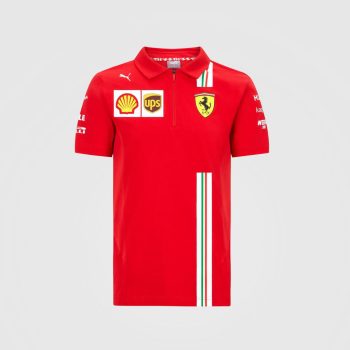 Scuderia Ferrari 2021 csapat galléros póló