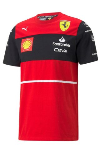 Scuderia Ferrari 2022 Lecrelc Környakú póló